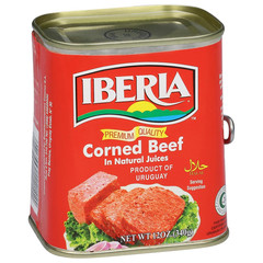 Corned Beef, 12 Oz, Premium Quality Corned Beef with Natural Juices, Halal