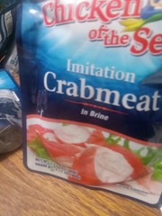 FOOD Imitation Crabmeat in Brine, 3.53 oz. Lot of 6, Chicken Of The Sea