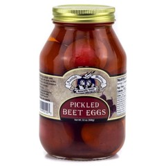 Pickled Beet Eggs – 32oz Jar (Pack of 2) | Gourmet Amish Wedding Treats