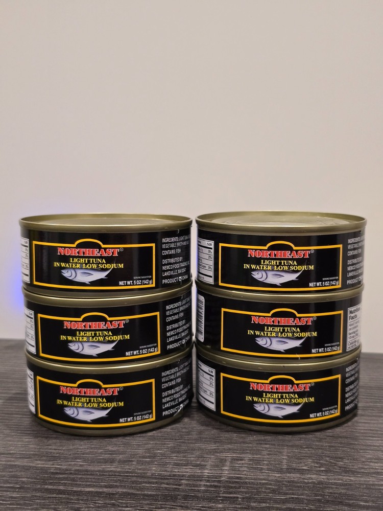 Northeast Light Tuna in Water Low Sodium 6 packs (BBD: 11/05/2027)
