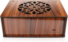 RoyalHouse Premium Wood Tea Storage Box Organizer Brown Eco-Friendly