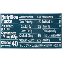 Wild Caught Chopped Clams Canned, 6.5 Ounce (Pack of 12) – 5G Protein per Servin