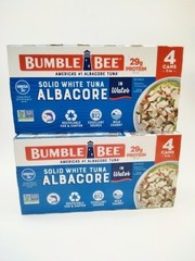 Bumble Bee Solid White Albacore Tuna in Water 5 oz Cans Pack of 8 Best By 10/28+