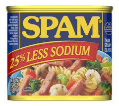 SPAM Less Sodium 12 Oz Pack Of 12 , Fast Delivery
