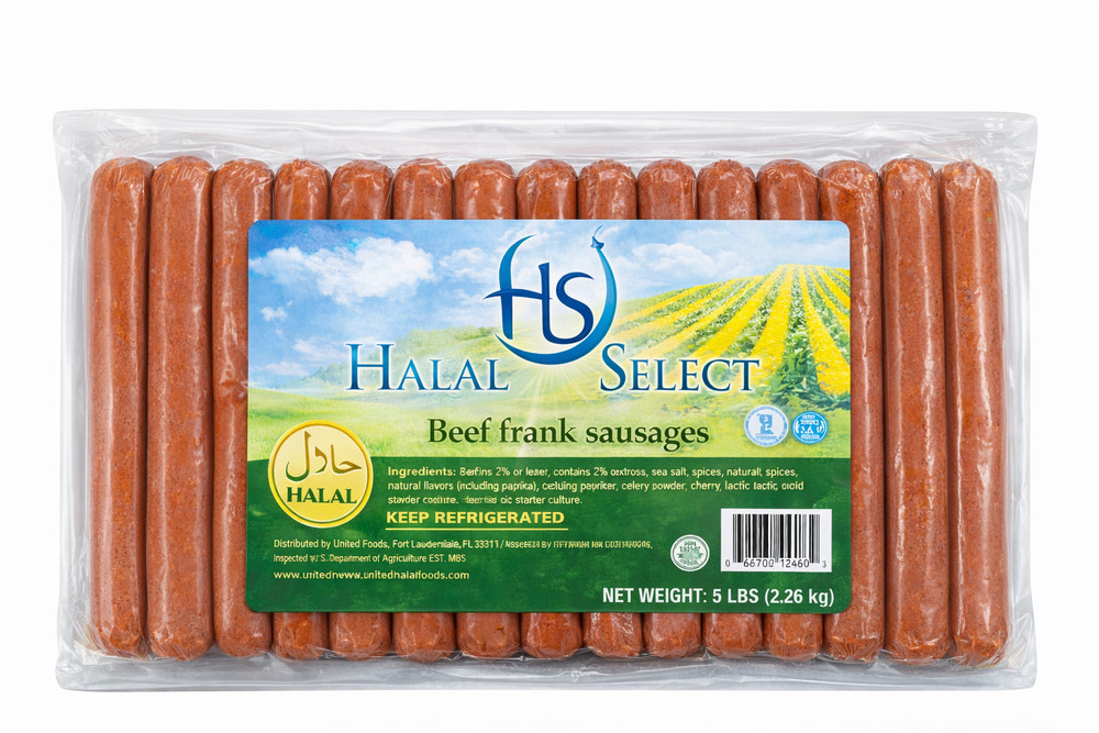 Stahl-Meyer – Halal Beef Franks – 8:1 (2 oz each) 5 lbs