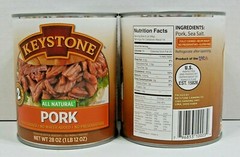 (6 Cans) Keystone ALL NATURAL (3) Chicken (1) Ground Beef (1) Pork (1) Beef 28oz