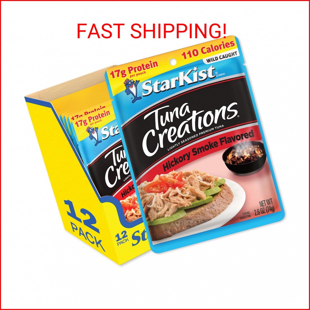 StarKist Tuna Creations Hickory Smoked Pouch (2.6 oz – 12 Pack)