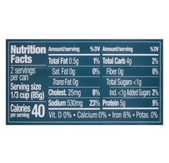 Wild Caught Minced Clams Canned, 6.5 Oz Can (Pack of 12) – 5G Protein per Servi