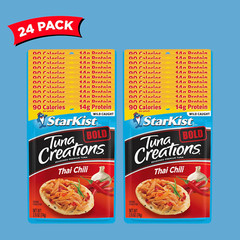 Tuna Creations Bold Thai Chili Style, Packaging May Vary, 2.6 Oz, Pack of 24