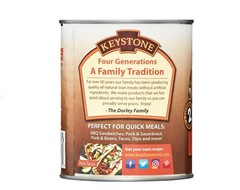Keystone All Natural Pork, 28 oz Can