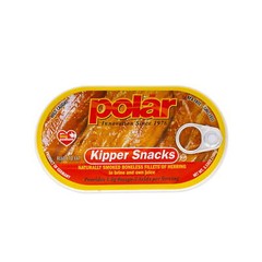 (6 pack) MW Polar Smoked Boneless Herring Kipper Snacks, 3.53 oz Can