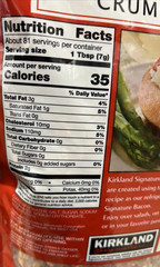 2 Pack Kirkland Signature Bacon Crumbles 20 oz Each Bag Salads Baked Potato Eggs