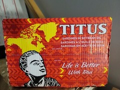  Titus Sardines in SOY BEAN Oil, 125g, Pack of 50