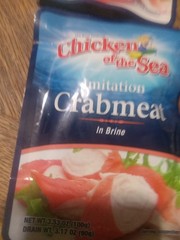 FOOD Imitation Crabmeat in Brine, 3.53 oz. Lot of 6, Chicken Of The Sea