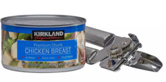 Kirkland Signature chicken breast, packed in water, premium chunk, 6 12.5-ounce