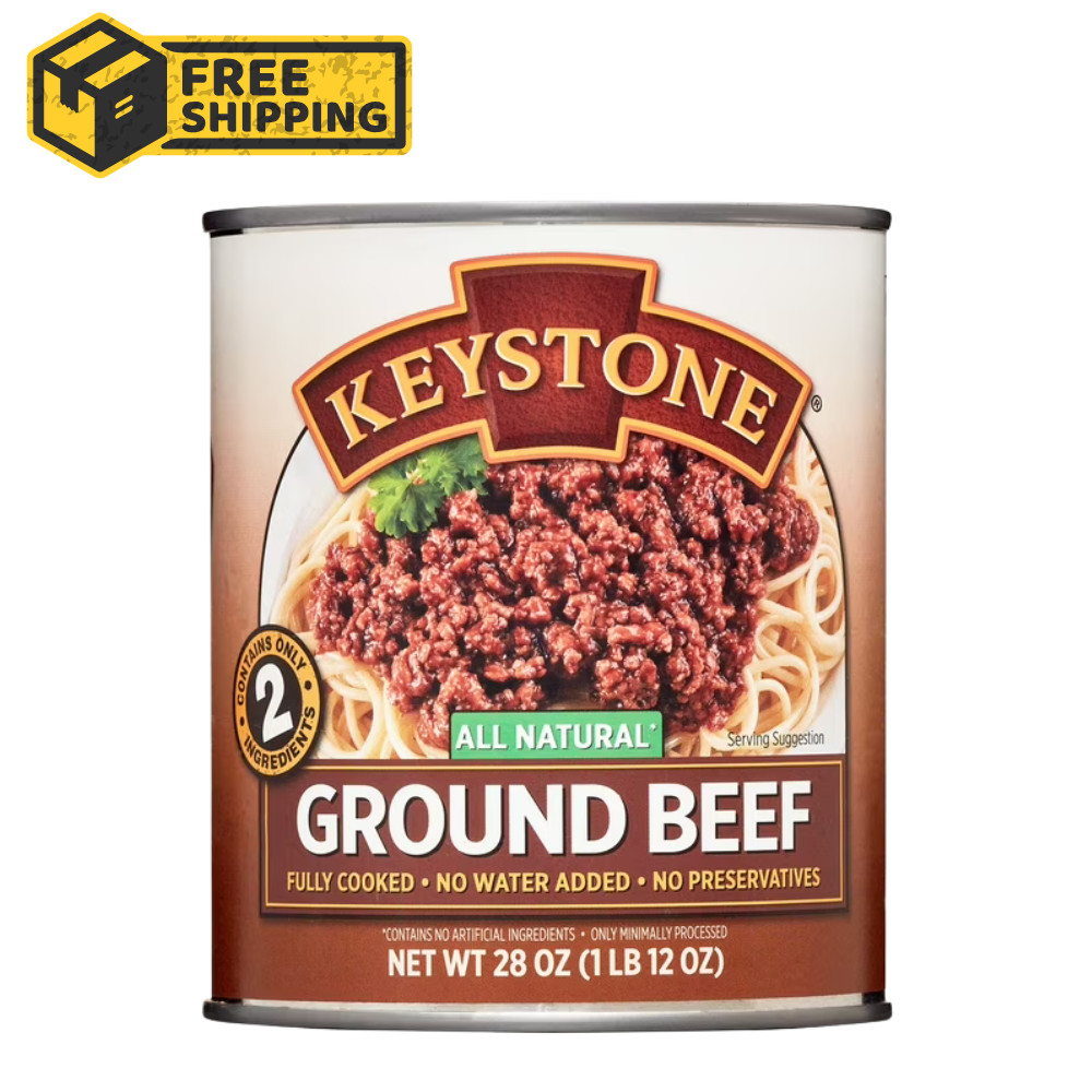 Keystone All Natural Ground Beef, 28 oz Can