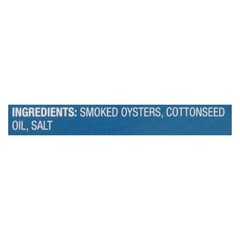 (4 pack) Bumble Bee Hardwood Canned Smoked Oysters, 3.75 oz Can