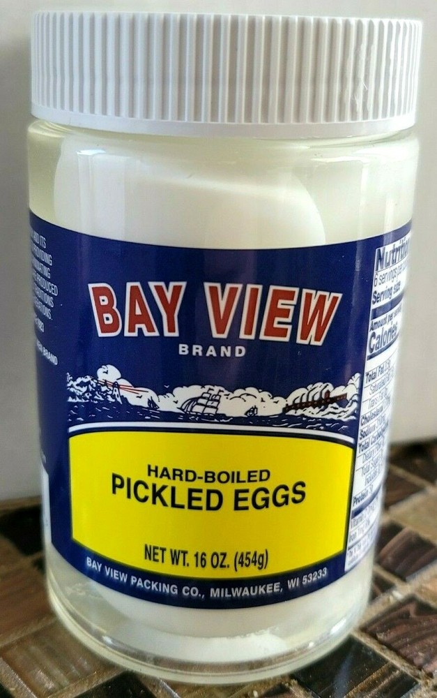 Pickled Hard Boiled Eggs 1 Pack Keto Bay View Packing Original Free Ship