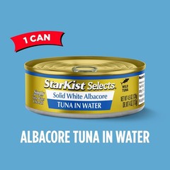 Selects Solid White Albacore Tuna In Water – 4.5 oz Can Pack of 6