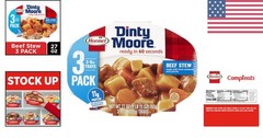 Convenient Dinty Moore Beef Stew, 9 Ounce, 3-Pouch Set – Flavorful & Easy Meal