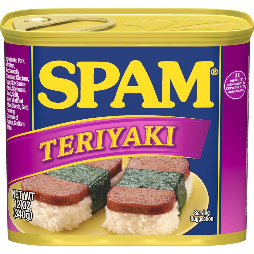 SPAM Teriyaki 🍱 12 Ounce (Pack of 12)