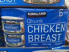 6 cans – Kirkland Chunk Chicken Breast 12.5oz Packed in Water