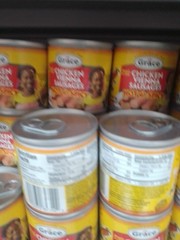Grace Vienna Sausage Hot and Spicy and regular 4.6 oz cans (Pack of 12)