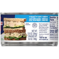 Canned Chicken Breast White Chunk Protein 25% Less Sodium 12.5oz 12pk ReadytoE