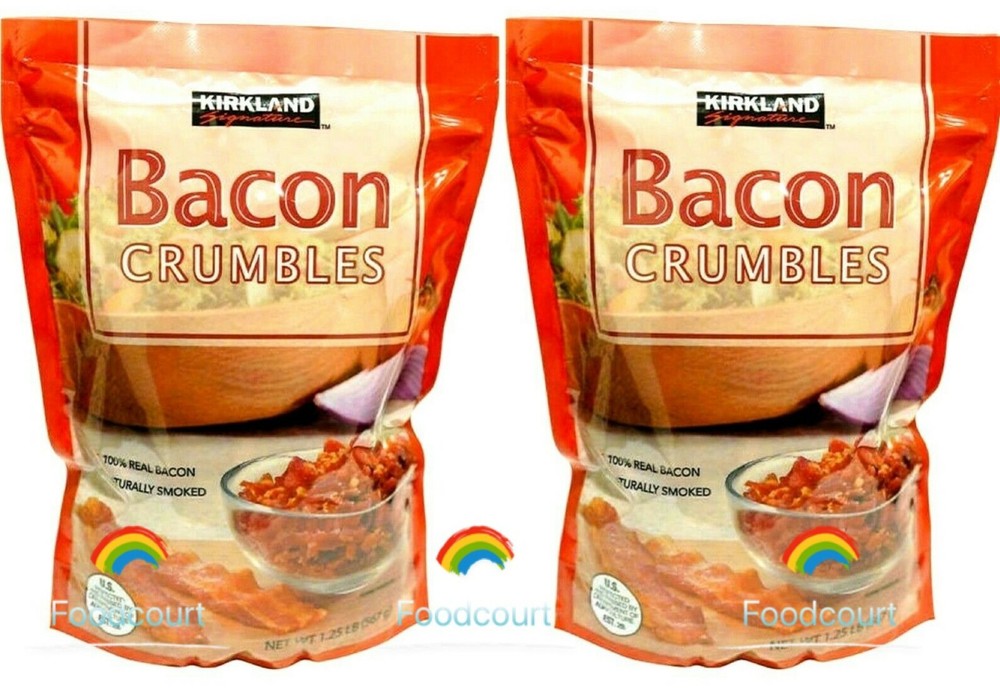 2 Packs Kirkland Signature Bacon Crumbles 20 oz Each Pack