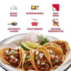 Shredded Pork Chilorio, Seasoned Meat, 8.8 oz, Ready to Eat, Pack of 1