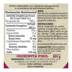 COCHINITA PIBIL 🇲🇽 250g – Yucatán style slow-roasted pork (1/2 lb)