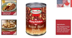 Rustic Flavor: HORMEL Roast Beef Hash – 12 Cans, 14 Ounce Each, Easy Meal Prep