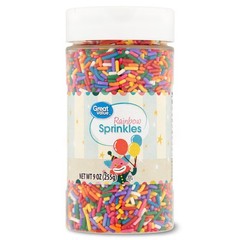 Rainbow Sprinkles for Baking Decorations 9 oz 2-Pack