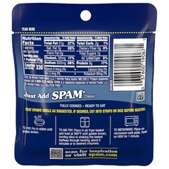 Spam 🍳Single Classic 🥪 2.5 Ounce Pouch (Pack of 12)