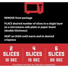 HORMEL BLACK LABEL Fully Cooked Bacon – Thick Bacon Snacks for Breakfast, 10.5..