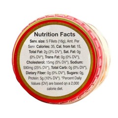 Merro Anchovy Fillets in Olive Oil 5.6oz HandPacked Anchovy Firm Meaty Fillets