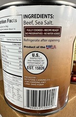 Keystone Meats All Natural Heat and Serve Ground Beef 28 oz – Fully Cooked Ca…