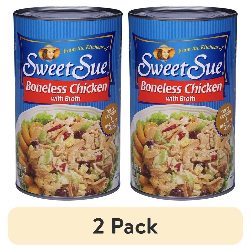 Premium Boneless Chicken Breast 50oz Canned Protein Ready to Eat Perfect Recipes