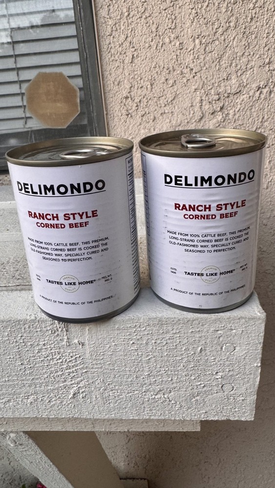 Delimondo Corned Beef – RANCH STYLE Flavor 380g | 2 CANS | EXP MARCH 2029