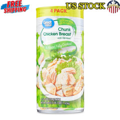 12.5oz Canned Chicken Breast Fully Cooked Protein Packed Soup Salad Meal New