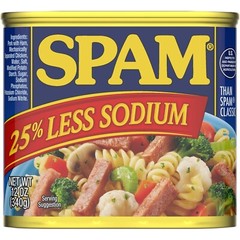 Shelf Stable Less Sodium Pork with Ham – Convenient 12oz Pack of 12