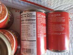 5 Cans SOUTHGATE All Beef CHILI With Beans- Best by 2/2028 – 15 oz/Cans