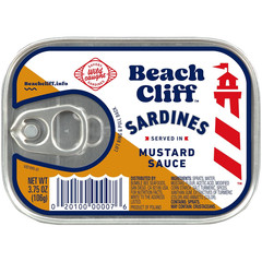 Wild Caught Sardines in Soybean Oil, 3.75 Oz Can – 13G Protein Per