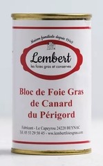 Maison Lembert – DUCK Foie Gras block – 180gr tin