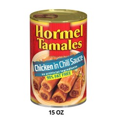 HORMEL Chicken Tamales, Canned Tamales, 15 Oz Pack of 12