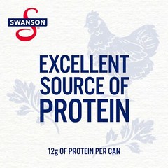 Swanson Canned Chicken Breast in Water, Fully Cooked, 4.5 oz Can, White Meat