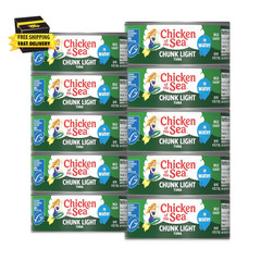 Wild Caught Chunk Light Tuna, 5 Ounce Cans, 10-Count – High Protein 100% Classic