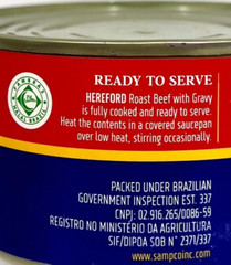HereFord Roast Beef with Gravy Fully Cooked Ready to Serve 12 oz ( Pack of 3 )
