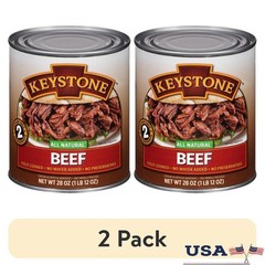 All Natural Beef 28 Oz 2 Pack Fully Cooked No Preservatives Meal Prep Ready New