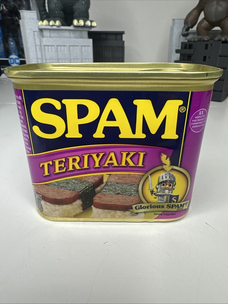 Spam Teriyaki Flavored Luncheon Meat 12oz Can x1 Glorious Spam Expired Collectib